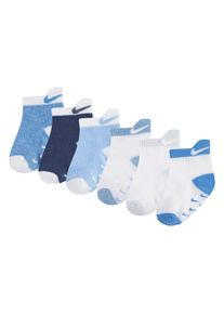 Nike Sportswear , Socken »6er Pack«, (6 Paar) , weiß, blau , 68/80 (6/11) , 68/80 (6/11) , 6er Pack Söckchen von Nike Sportswear