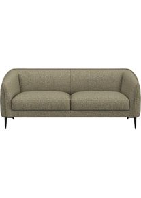 FLEXLUX, 2, 5-Sitzer &raquo;Belle Designsofa, Couch, bequem durch Kaltschaum im Sitz&laquo; Skandinavisches Design, In hochwertiger Verarbeitung, Fall Green, 62% 