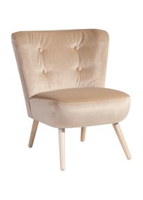 Max Winzer , Sessel »Nikki, Loungesessel, Retro und modern, mit geschwungener Rückenlehne«, Knopfheftung, weicher Samtvelours in aktuellen Farben...