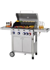 Tepro , Gasgrill »Wellington 4«, BxTxH: 130x53x111 cm , edelstahlfarben