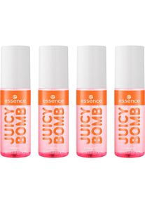 Essence , Körperspray »JUICY BOMB PARTY body mist 02«, (Packung, 4 tlg.), Reisefreundliches Flakon, hält den ganzen Tag, riecht sommerlich-süß. ,...