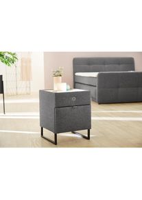 Jockenh&ouml;fer Jockenh&ouml;fer Gruppe, Nachtkonsole &raquo;Linea&laquo; mit LED-Beleuchtung, dunkelgrau 309/09, B/H/T: 42,5 cm x 53 cm x 45 cm, dunkelgrau 309/09