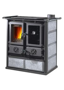 La Nordica, Festbrennstoffherd &raquo;&raquo;ROSETTA&laquo;&laquo;, anthrazit, Zugelassener Brennstoff: Scheitholz