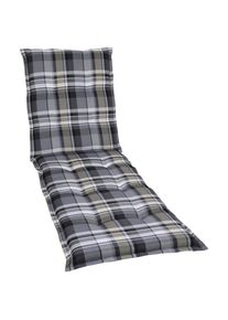 GO-DE, Liegenauflage 190x60 cm, grau/creme, Polyester, Polyurethan, B/H/T: 60 cm x 9 cm x 190 cm, grau/creme