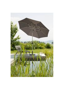 Schneider Schirme , Sonnenschirm &raquo;Venedig&laquo; ohne Schirmst&auml;nder , grau , Obermaterial: 100% Polyester