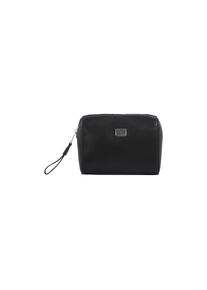 Tommy Jeans , Kosmetiktasche »TJW AMERICAN COOL VANITY BAG«, Unisex Kulturbeutel, Mini Bag mit wertigem Logo-Emblem , schwarz