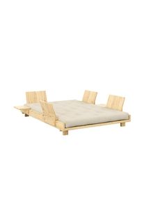 Karup Design , Bett »Social Sofa Bed, mit verstellbarem Zubehör, inkl Matratze & Lattenrost« Bett wahlweise mit 2 oder 4 Rückenlehnen und 2...