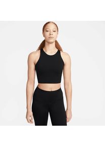 Nike , Yogatop »Yoga Dri-FIT Luxe Women's Cropped Tank« , black multi , XS , XS , Die Nike Dri-FIT-Technologie leitet Schweiß von der Haut ab,...