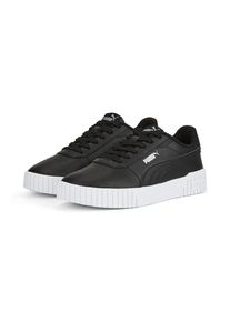 Puma , Sneaker »CARINA 2.0« , Puma Black-Puma Black-Puma Silver , 37 , 37 , Obermaterial aus Leder mit perforiertem Schuhblatt