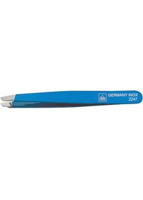 ERBE® ERBE , Pinzette, farbig lackiert , kobalt , Präzises Zupfen der Augenbrauen-Härchen
