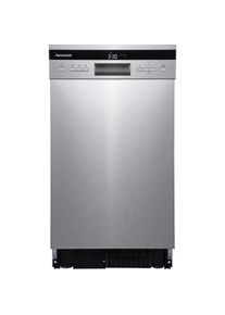 Hanseatic, Unterbaugeschirrsp&uuml;ler &raquo;HGU4582D10J7736EI&laquo; 10 Ma&szlig;gedecke, silberfarben, Verschmutzungserkennung