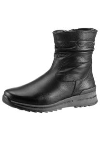 Ara , Schlupfboots »OSAKA«, Stiefelette, Keilabsatz, Casual-Boots in Komfortweite H = sehr weit , schwarz , 9 (43) , 9 (43) , Sportiver Boots mit...