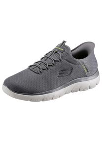 Skechers, Herren, Slip-On Sneaker &raquo;SUMMITS-HIGH RANGE&laquo; , Freizeitschuh mit Slip Ins-Fersenpart f&uuml;r einen leichten Einstieg, grau, 48,5, grau, Mit Slip