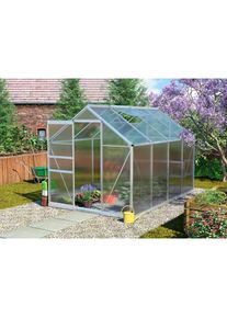 Vitavia, Gew&auml;chshaus &raquo;Calypso 5800&laquo;, silberfarben, B/H/T: 192 cm x 302 cm, silberfarben