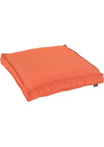 HOCK H.O.C.K., Sitzkissen &raquo;Caribe&laquo; Outdoor geeignet, orange + unifarben, Polyacryl (dralon ), B/L: 50 cm x 50 cm -1 Stk., orange + unifarben