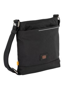 Camel Active, Damen, Umh&auml;ngetasche &raquo;City&laquo; passender urbaner Begleiter mit kleinen reflektierenden Details, schwarz, schwarz, IDEALER BEGLEITER: Kleine