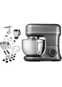 Medion , Küchenmaschine »MD 18430, 8 Geschwindigkeitsstufen, Impulsfunktion, 5L Rührschüssel«, Mit umfangreichem Zubehör-Set, Mixeraufsatz,...