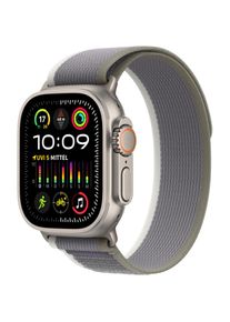 Apple , Smartwatch »Watch Ultra 2 Titanium«, (4,9 cm / 1,92 Zoll), Watch OS 10, 64 GB, Trail Loop , Grau/Grün