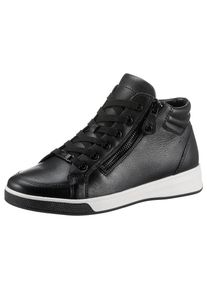 Ara, Damen, Schn&uuml;rboots &raquo;ROM&laquo; , Keilabsatz, High Top-Sneaker, Freizeitschuh in Schuhweite G = weit, schwarz, 9 (43), schwarz, Schn&uuml;rboots mit 