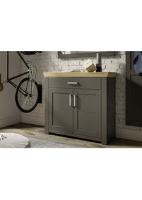 set one by Musterring , Kommode »GA York Typ 05« , Grau Anthrazit / Eiche Artisan