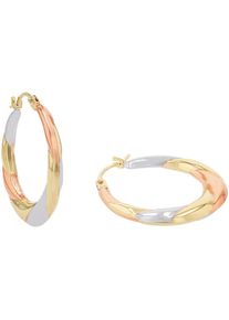 Amor, Damen, Paar Creolen &raquo;2023585&laquo;, gelbgoldfarben, gelbgoldfarben, Paar Creolen f&uuml;r Damen von Amor