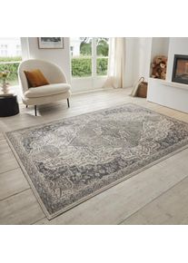 Hanse Home, Teppich &raquo;Orken&laquo; rechteckig 8 mm H&ouml;he Kurzflor, L&auml;ufer, Orient, Vintage, Wohnzimmer, Schlafzimmer, Esszimmer, creme,grau, Polypropylen (PP)