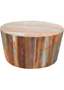 Home Affaire, Couchtisch in Riemchenoptik, braun, Ein au&szlig;ergew&ouml;hnlicher Blickfang im Wohnzimmer ist der Couchtisch im Shabby-Look von Home Affaire. 