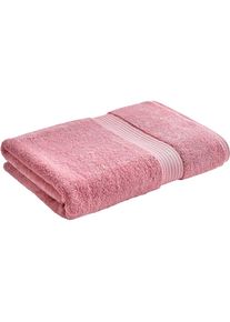 Christy , Badetücher »SUPREME«, (2 St.), Premium-Badetücher in Luxusqualität, 650g/m², 90x165cm, 2er Set , blush , B/L: 90 cm x 165 cm