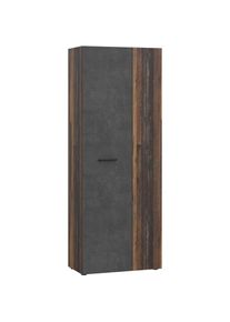 FORTE, Schuhschrank &raquo;NET306&laquo; Schuhschrank, inklusive Einlegb&ouml;den, verschiedene Dekore, Old-Vintage/Betonoptik Dunkelgrau, Old-Vintage/Betonoptik 