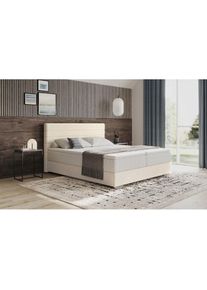 Mr. Couch, Boxbett &raquo;Stratus 2&laquo; inkl. Bettkasten und Matratze, Stripes 8622 nature, 92% Polyester / 8% Nylon, Cord, Stripes 8622 nature