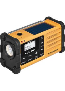 Sangean , Notfallradio »MMR-88DAB«, (FM-Tuner mit RDS-Digitalradio (DAB+) , gelb , Stereo Earphone Port