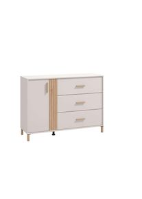 Home Affaire, Kommode &raquo;Belfort Schubladenkommode Sideboard 3 Schubladen und 1 T&uuml;r&laquo; 125x40x90, FSC -zertifizierter Holzwerkstoff, Trendfarbe cashmere, 
