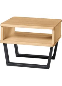 Hasena, Nachtkonsole &raquo;Surf&laquo;, braun/anthracit, Massivholz, B/H/T: 48 cm x 36 cm x 38 cm, braun/anthracit