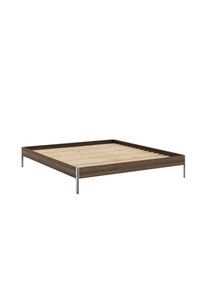 Karup Design, Bettgestell &raquo;CORE BED Bodenbett, Holzrahmen, Futonbett, Jugendbett, Holzbett&laquo; Massivholzbett mit Lattenrost, Kiefer massiv, Doppelbett 