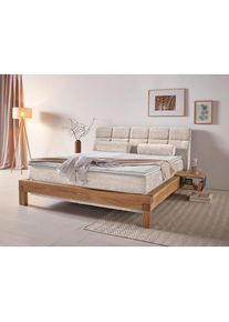 Home Affaire, Boxspringbett &raquo;Villads&laquo; Liegefl&auml;che: 180/200 cm, Inside-Boxspring-Unterbau, recycelte Stoffe, sabbia, Polyester, Struktur (recyceltes 