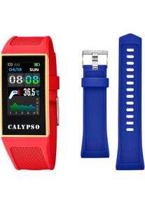 Calypso Watches , Smartwatch »K8502/3«, Armbanduhr, Herrenuhr, Damenuhr, digital, Schrittzähler , blau , Sportive Smartwatch für Damen & Herren