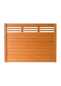 Bm Massivholz, Sichtschutzelement &raquo;EA5Y-F1X 2&laquo; LxH: 180x135 cm, kirschbaumfarben, Holzwerkstoff, H/L: 135 cm x 1,8 m, kirschbaumfarben