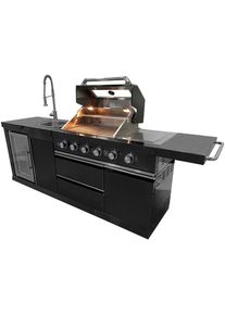 Buschbeck , Outdoor-Küche » »Cambridge« mit Gasgrill und Kühlschrank«, BxTxH: 262x60x119 cm , baumarkt
