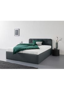 Westfalia Schlafkomfort, Polsterbett &raquo;Rostock&laquo; auch mit Stauraum und Kopfteilverstellung erh&auml;ltlich, charcoal, Bezug 100% Polyurethan, Polsterung: 