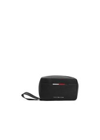 Tommy Hilfiger , Kulturbeutel »TH CENTRAL WASHBAG«, Reise, Geschäftsreise, Men-Minibag mit Handschlaufe , schwarz