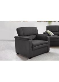 Sit & More sit&more , Sessel »Pisa«, mit Federkern , anthrazit