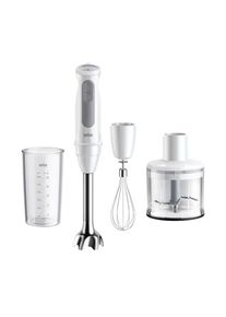 Braun , Stabmixer »MultiQuick MQ 50236 M«, 1000 W , Weiß/Grau
