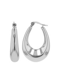 Lady , Damen , Paar Creolen , silberfarben