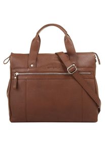 Betty Barclay, Damen, Shopper echt Leder, cognac, cognac, H&ouml;he 37 cm x Breite 30 cm x Tiefe 12 cm