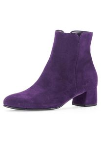 Gabor , Stiefelette, Blockabsatz, Businesschuh, Ankleboots mit Best Fitting-Ausstattung , lila , 42 , 42 , Elegante Stiefelette mit blockigem Absatz