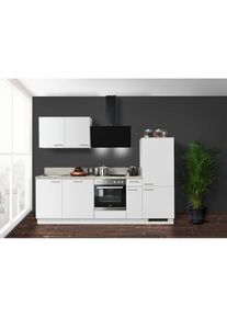 KOCHSTATION, K&uuml;chenzeile &raquo;KS-Scafa, vormontiert, mit h&ouml;henverstellbaren F&uuml;&szlig;en, vormontiert, mit&laquo; Soft-Close, wahl. mit E-Ger&auml;ten inkl. Geschirrsp&uuml;ler,