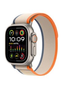 Apple , Smartwatch »Watch Ultra 2 Titanium«, (4,9 cm / 1,92 Zoll), Watch OS 10, 64 GB, Trail Loop , Beige/Orange