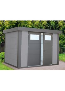 Wolff , Gerätehaus »Eleganto 2721«, Metall , grau