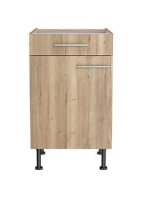 Optifit, Unterschrank &raquo;Klara&laquo; Breite 50 cm, wildeiche, Spanplatte, B/H/T: 50 cm x 87 cm x 58,4 cm, wildeiche