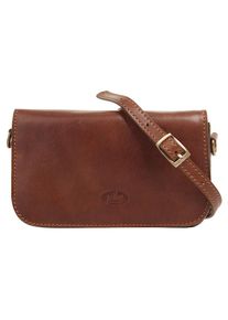 Pike Piké , Umhängetasche echt Leder, Made in Italy , braun